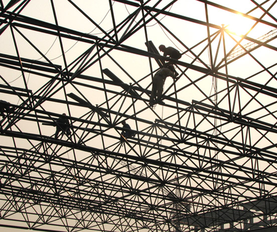 北海厂房网架安装