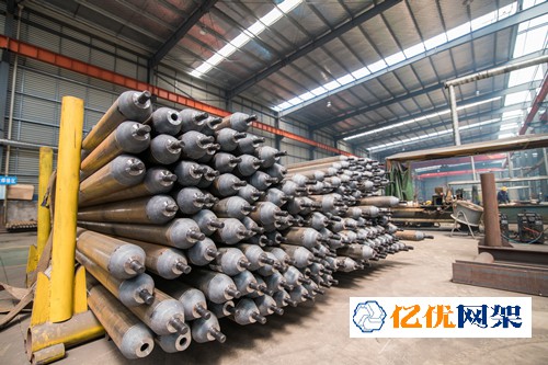 北海网架抛丸车间